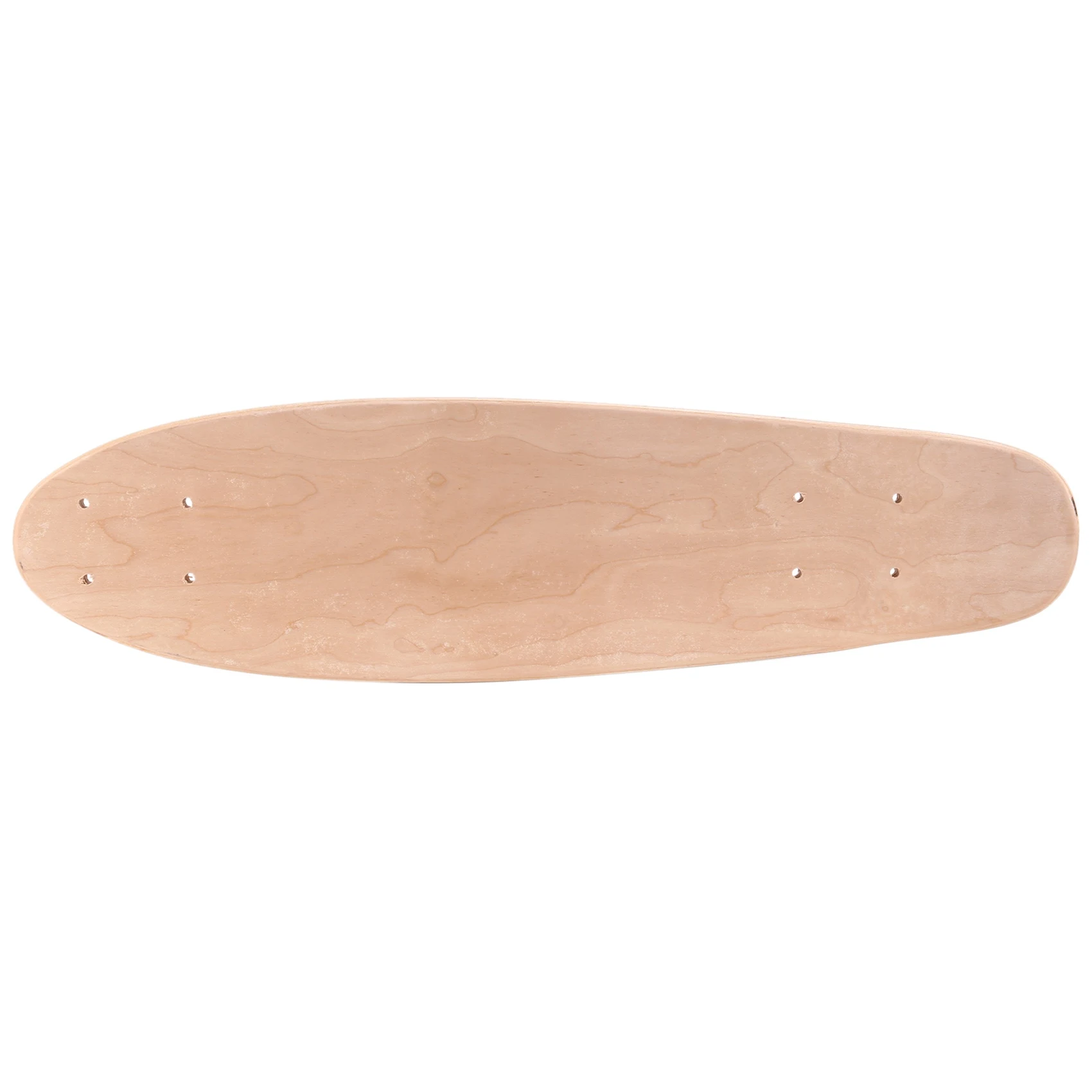 B48B-22Inch Blank Skateboard Deck Natural 55.5X15cm Maple Banana Sliding Cruising Skating Single Rocker Board DIY Decks