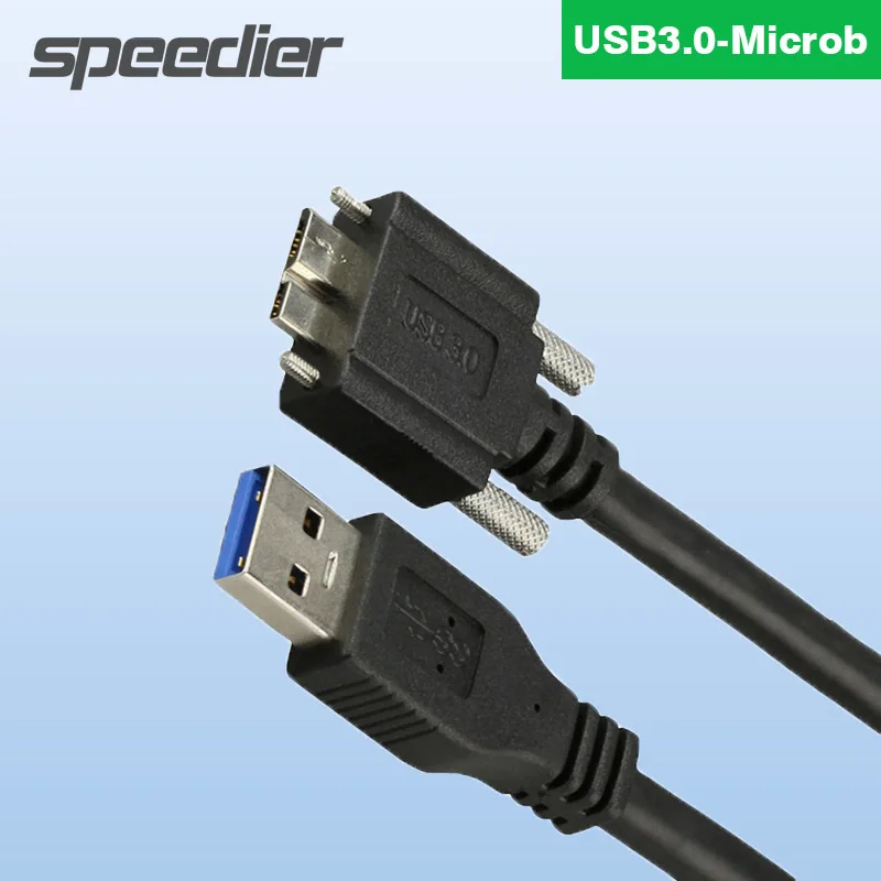 

Кабель USB 3,0 типа А к Micro-B с фиксирующими винтами, 1 м, 3 м, 5 м