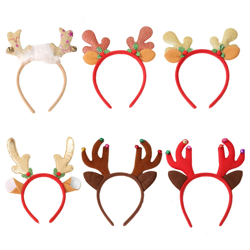 

Decor Christmas Antler Headband Children Headbands Decorate Hairband for Decorative