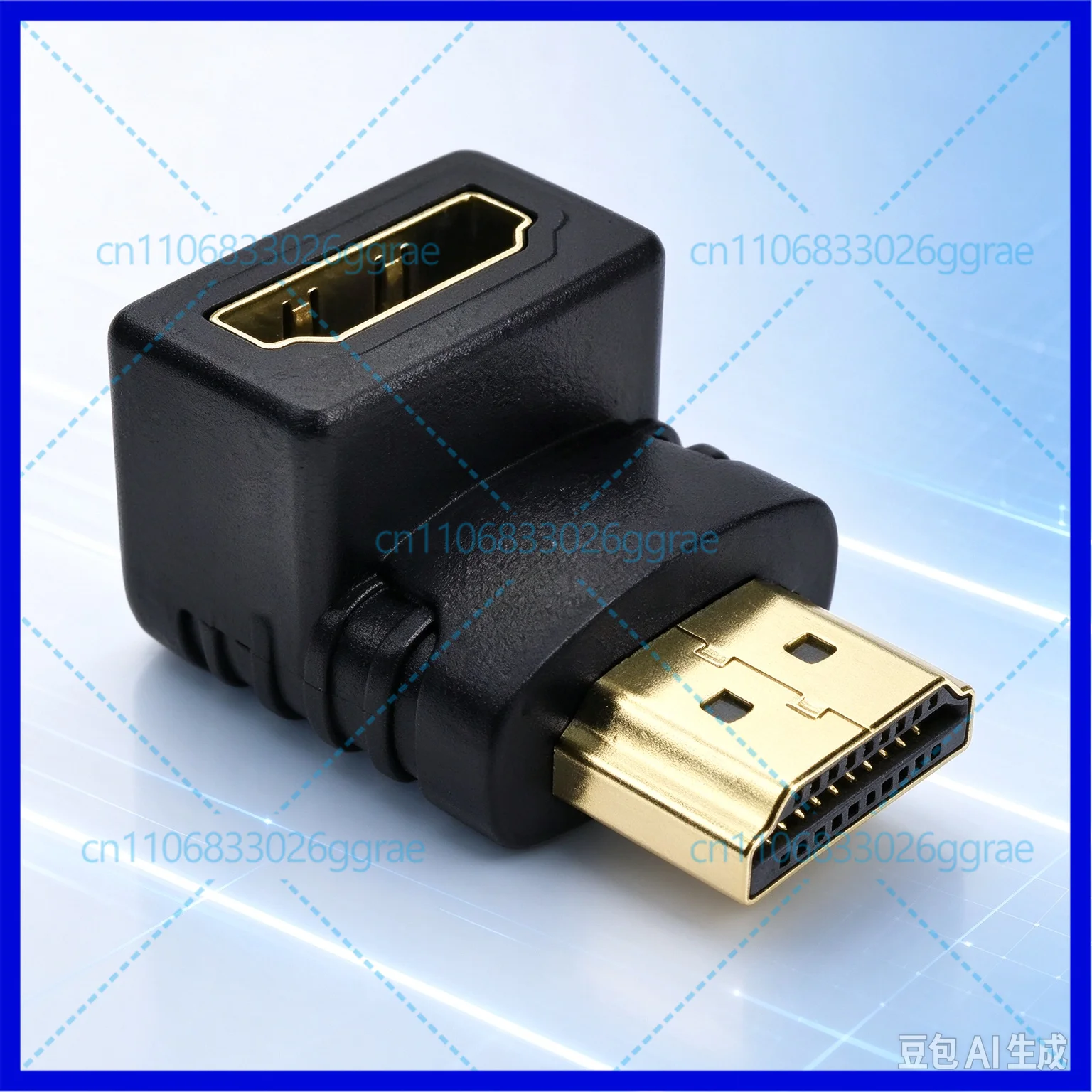 Parts for 90 Degree Right Angle HDMI Male to Female Elbow Adapter for Computer TV,10PCS