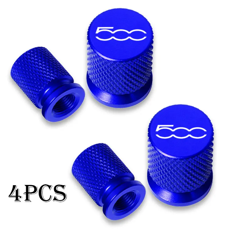 Car Wheel Tire Valve Caps Tyre Stem Covers Airdust Waterproof For Fiat Abarth 500 Abarth 124 Abarth 595 Car Accessories