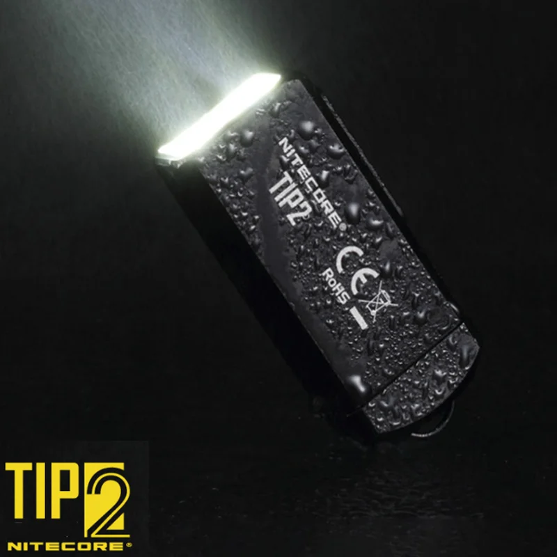 NITECORE-Llavero magnético de doble núcleo, luz recargable de 720 lúmenes, batería integrada, portátil, EDC, TIP2