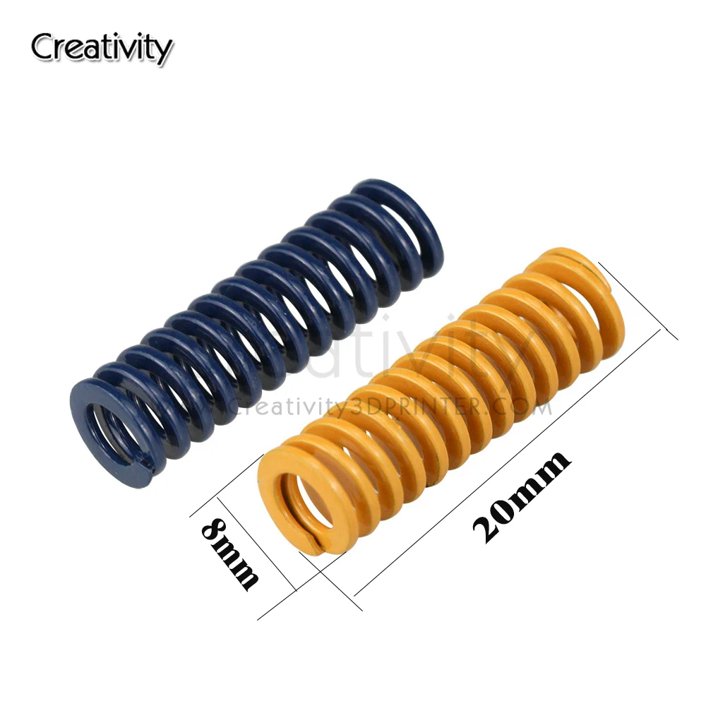 4PCS Spring 8*20/8*25/10*20/10*25MM Leveling Spring 3D Printer Accessories Reprap Imported For Ender 3 Anet A8 Hot Bed