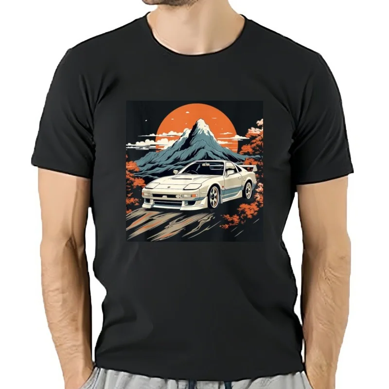 coche japonés Retro coche de carreras deriva leyenda Tuning estilo Unisex impreso mujerhombrropa camisetas g