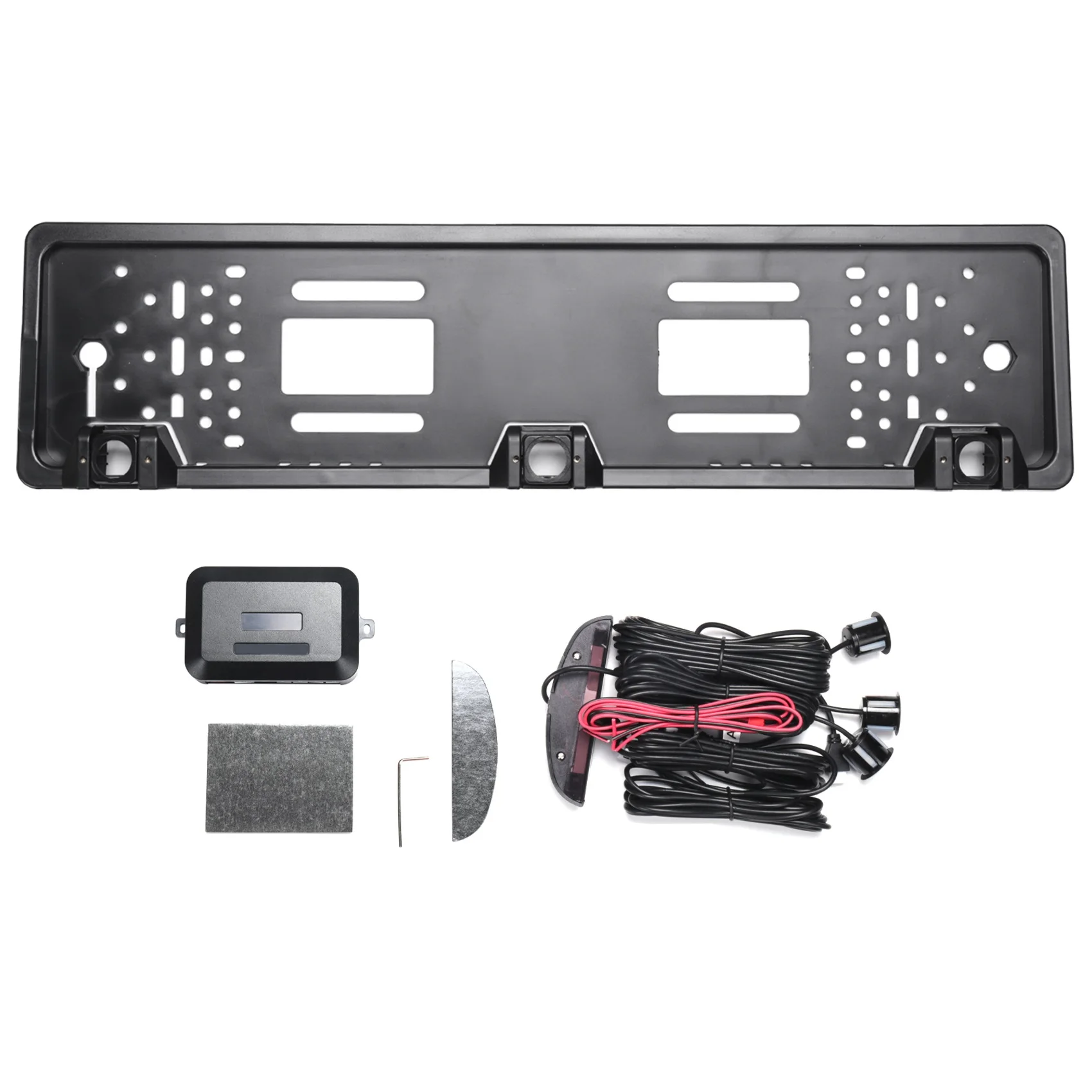

Car Parking Sensorreversing Radar European License Plate Camera Front Back Electromagnetic Monitor System 3