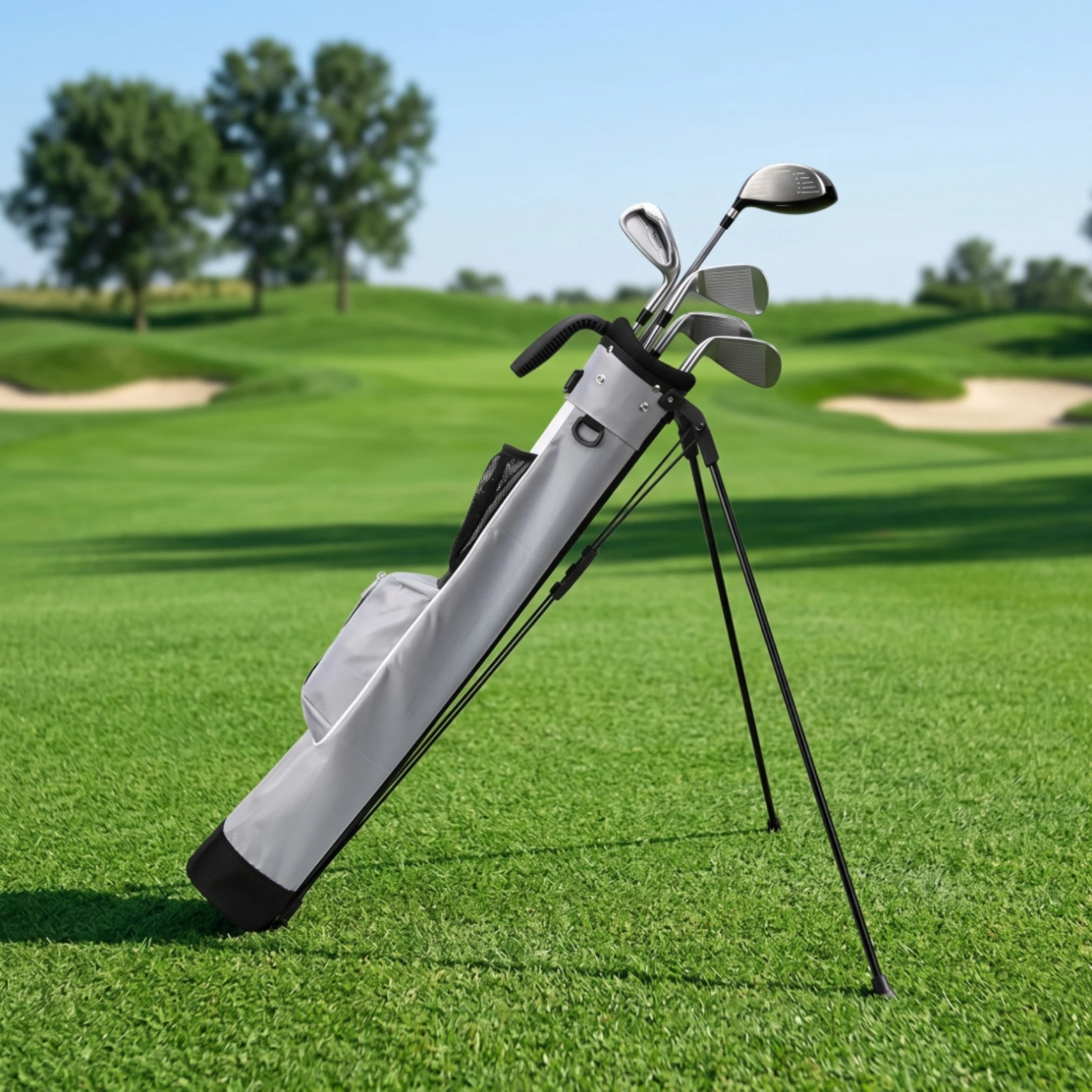 Golf Stand Bag Water-Resistant Golf Bag with Stand Sturdy Organized for Golfers, Driving Range, Travel