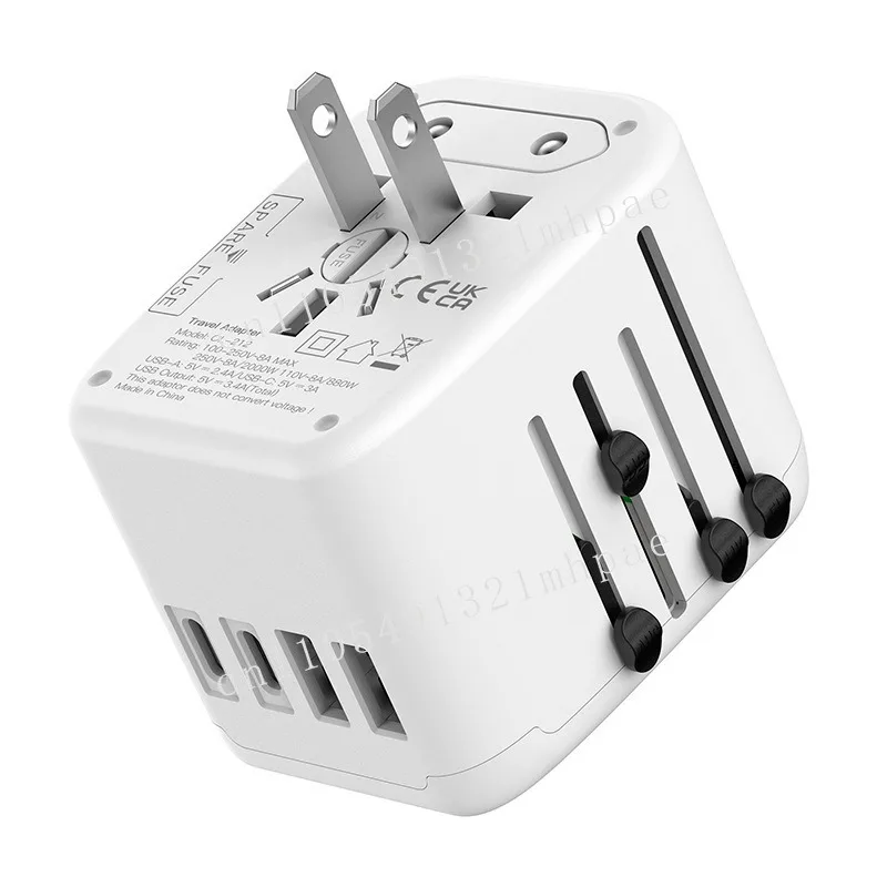

High Quality USA European Union UK Portable Socket Universal USB Power Wall Adapter