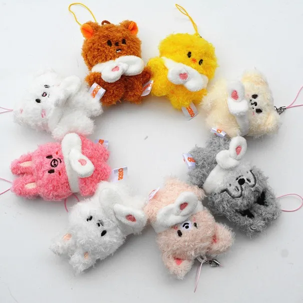 

Staykids SKZ Mini Plush Keychain Cute Cartoon SKZOO Character Pendant Children's Birthday Gift Toy