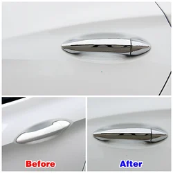 For Vauxhall Opel Insignia B Astra K Ampera-e Chrome Exterior Door Handle Cover Chromium Styling Trim Moulding Frame Bezel