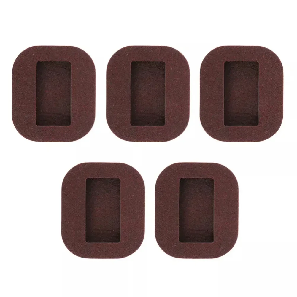 5 Pcs Felt Roller Fixing Pad Caster Cups Casters For Office Chair Home Hand Tool Accessories