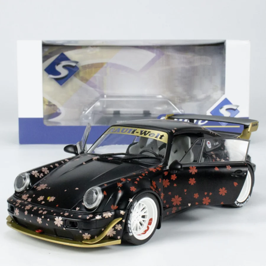 

Diecast Solido 1:18 Porsche RWB BODYKIT 2021 Alloy Car Model Collectible Toy Gift Souvenir Display Ornament