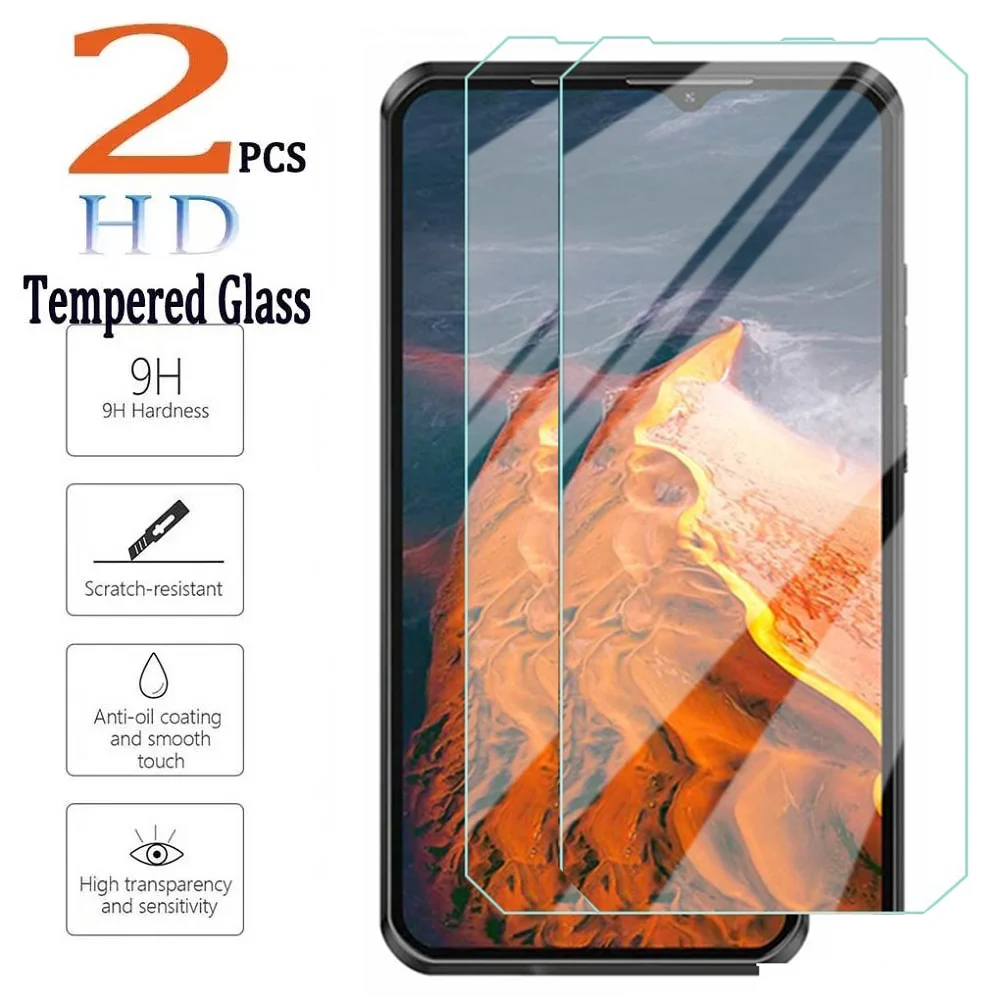 

2pc Tempered Glass for Oukitel WP50 C50 WP36 C37 WP35 WP33 Pro Rugged Phone Screen Protector Anti Break Hard Film Clear HD Glass