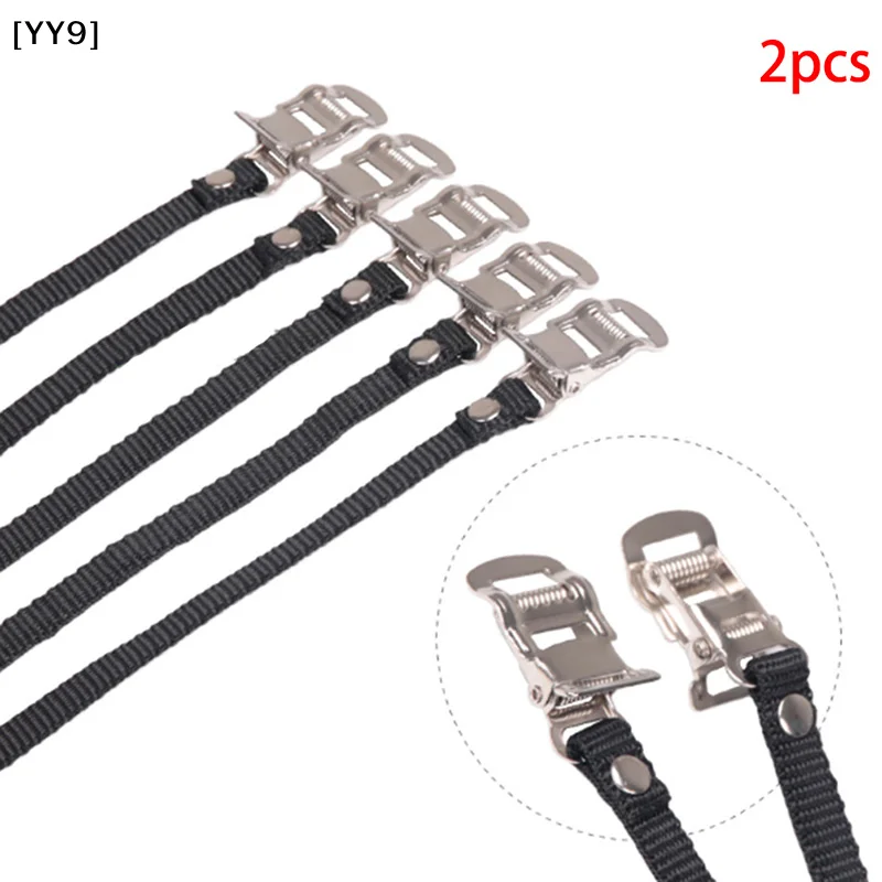 1 par de tiras antiderrapantes para pedal de bicicleta, corda de amarrar para sapatos de ciclismo, cintos de retenção para os pés [YY9]