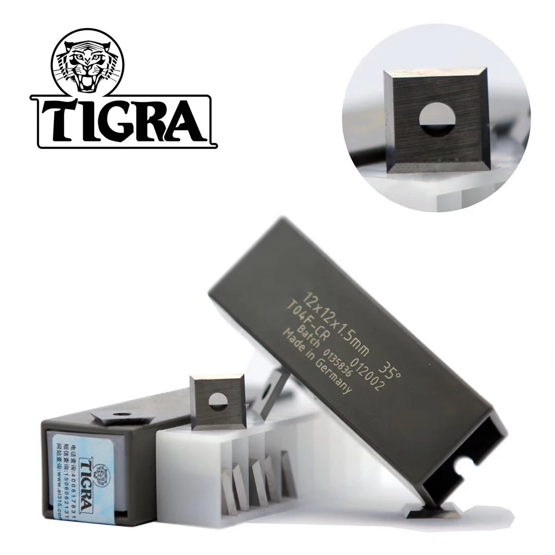 TIGRA Brand Spiral Cutter Head Square Replacement Blade Knives