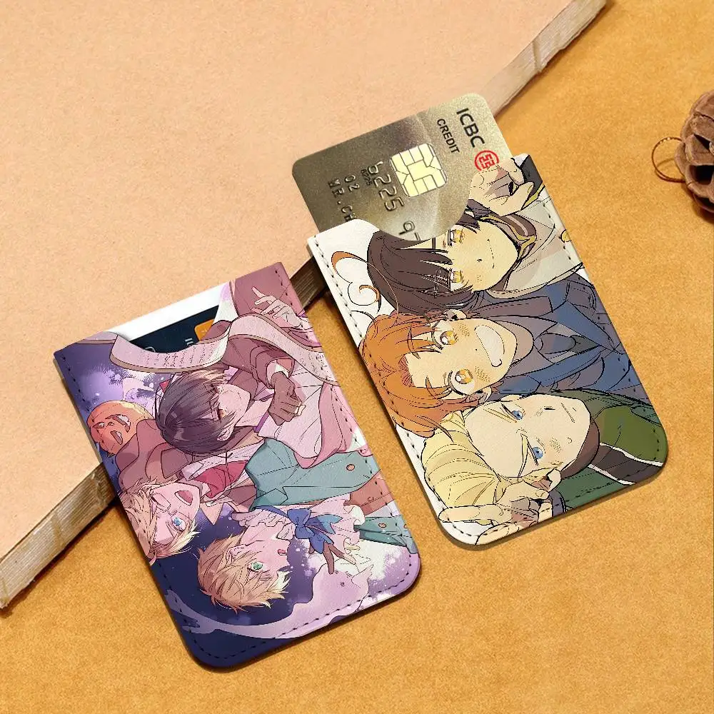 Anime Cartoon Hetalia Axis Powers Pu Leather Credit Card Holder Slim Anti Theft Id Organizer for Men Women Outdoor Carrying