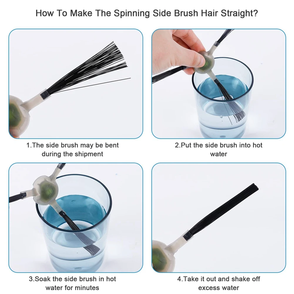 A09G-Replacement Parts for Lefant M201 U180 M571 M200 M500 M501 M520 T700 T800 Robot Vacuum Cleaner Accessories Kit