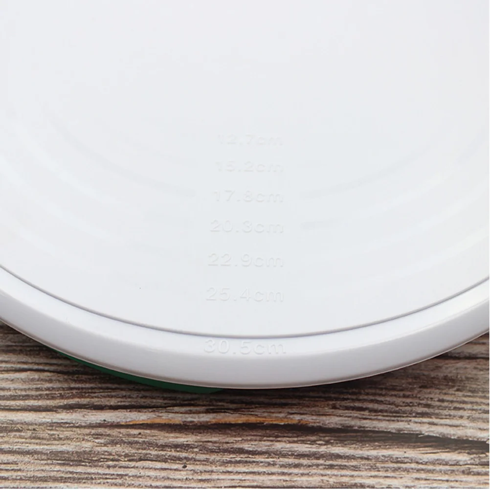 

1 pc 12 Inch Rotating Turntable Non-Slip Revolving Stand For Decorating Baking Workbench White Cake Decorating Supplies Kitchen