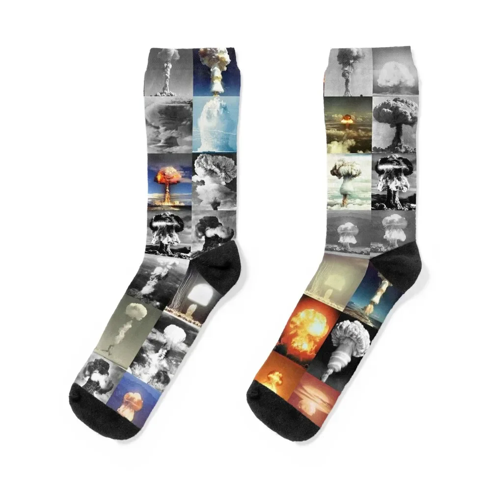 

Nuclear Blasts Socks happy cotton Novelties hiphop Men's Socks Luxury Women's