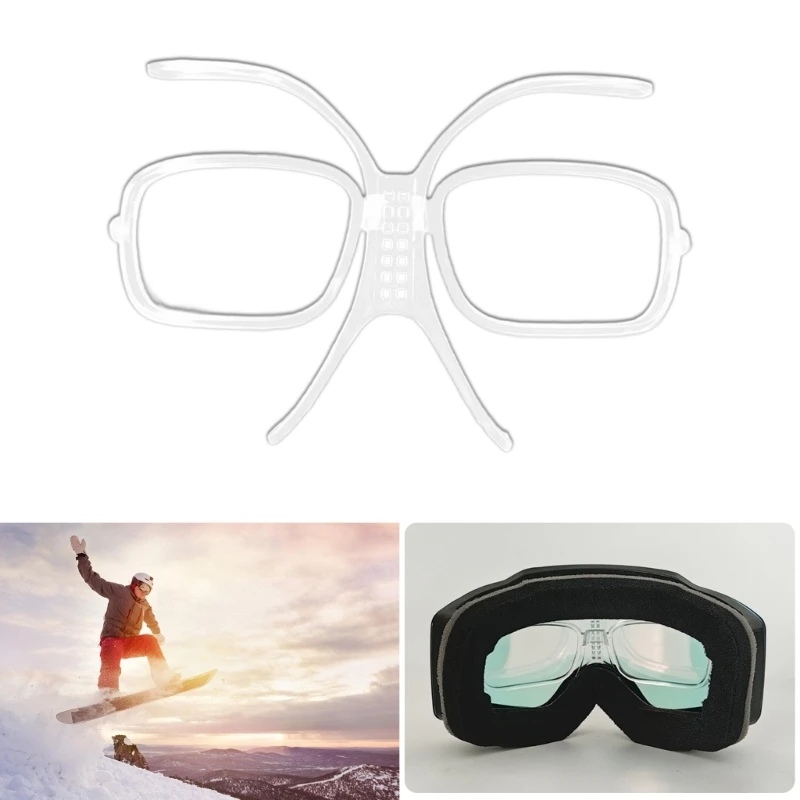 نظارات التزلج وصفة طبية إدراج محول كليب 140 مللي متر قابل للتعديل للتزلج على الجليد نظارات الرياضة نظارات التزلج الملحقات