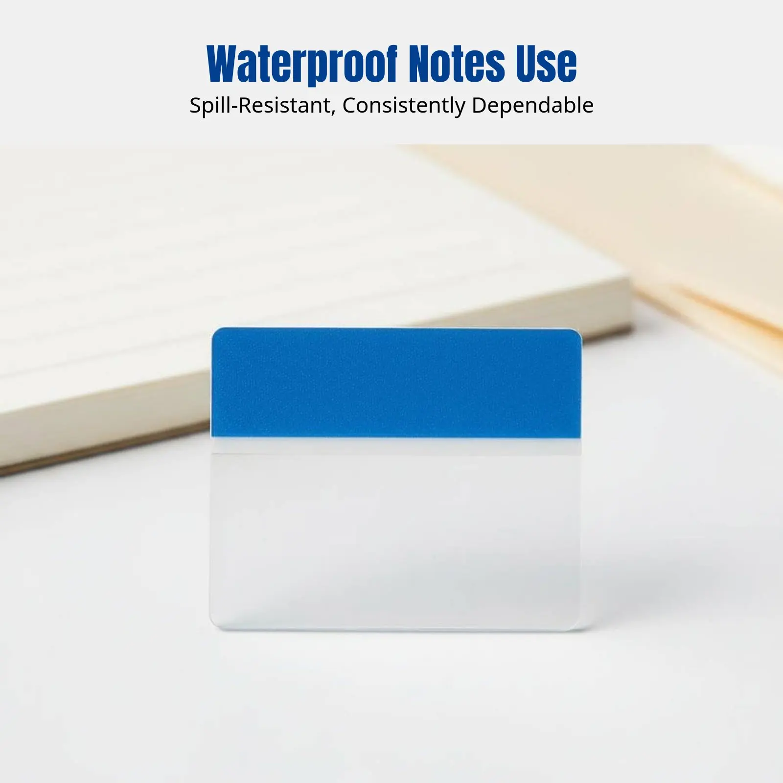 Colorful Transparent Tabs, Waterproof Writable Sticky Notes, Strong Semi-Transparent Label Stickers