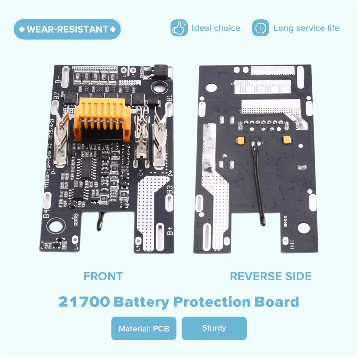 Nices For Makita 21700 Lithium Battery Protection Board 5S Full-Function with Balancer LED Board for Makita 18V 21V Power Tool