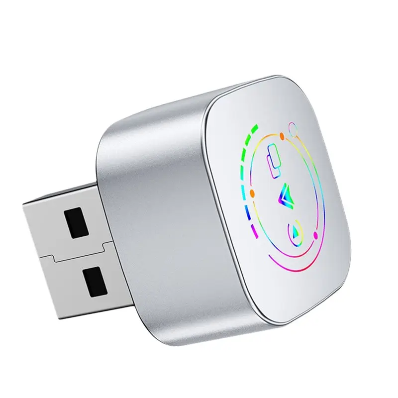 AED7-3In1 Wireless Carplay Android Auto Smart Carplay Box USB Dongle Adapter Wired Carplay To Wireless Plug Play