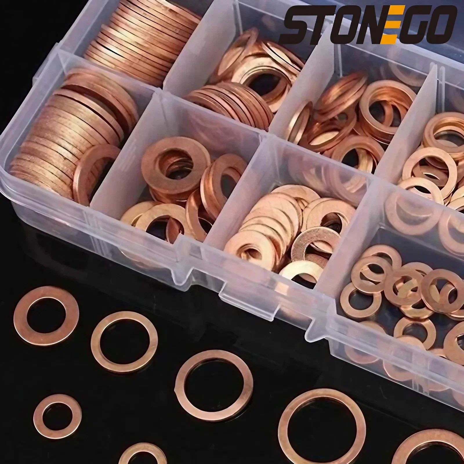 150Pcs 300Pcs Solid Copper Gasket Seal Gasket Crankcase Plug Oil Tanker Crushing Flat Seal Tool Washer Fastener Hardware