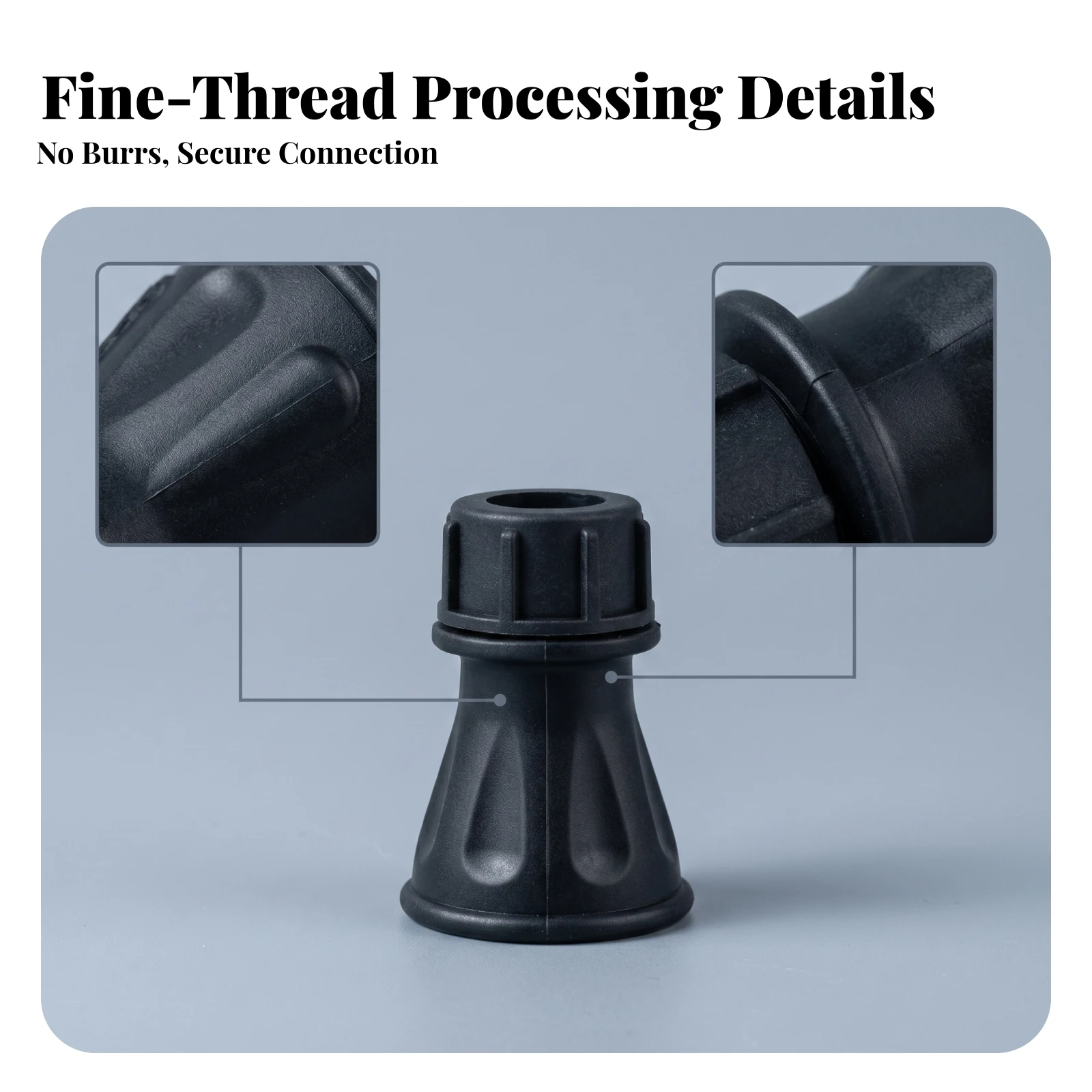 With Retaining Nut Cleaning Tool Black Spray Nozzle Adapter Sleeve Quick Connect Washer Nozzle Sleeve Garden Hose Adapter
