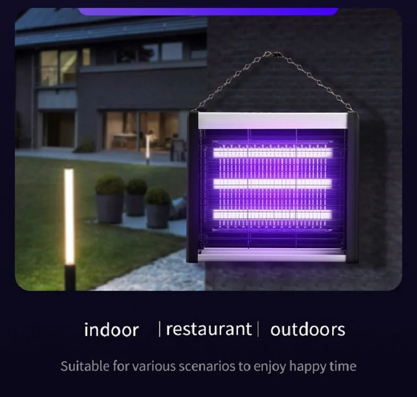 220 فولت البعوض القاتل مصباح مع الأشعة فوق البنفسجية مصباح ليد قاتل الماموس الكهربائي صاعق علة صاعق قاتل الحشرات الكهربائية طارد البعوض #6