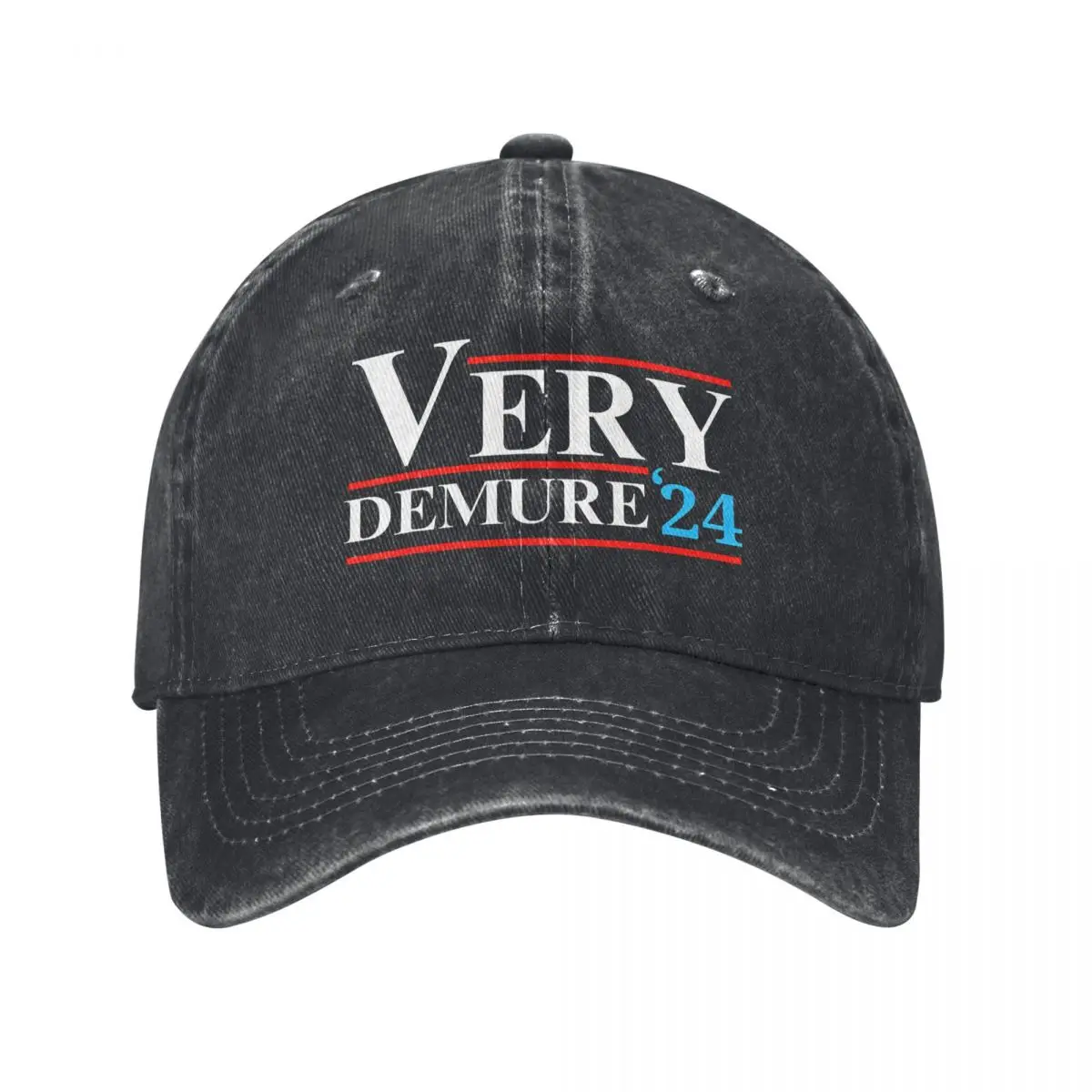 Very Demure Very Mindful Very Cutesy 2024 Baseball Cap Classic Distressed Cotton Sun Cap Unisex Style Outdoor Travel Hats Cap