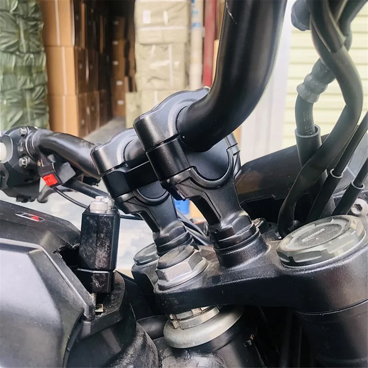 Adaptor peninggi setang sepeda motor naik, untuk Honda CB500X CB500F CB500 CB 500X 2019 2020 2021 2022