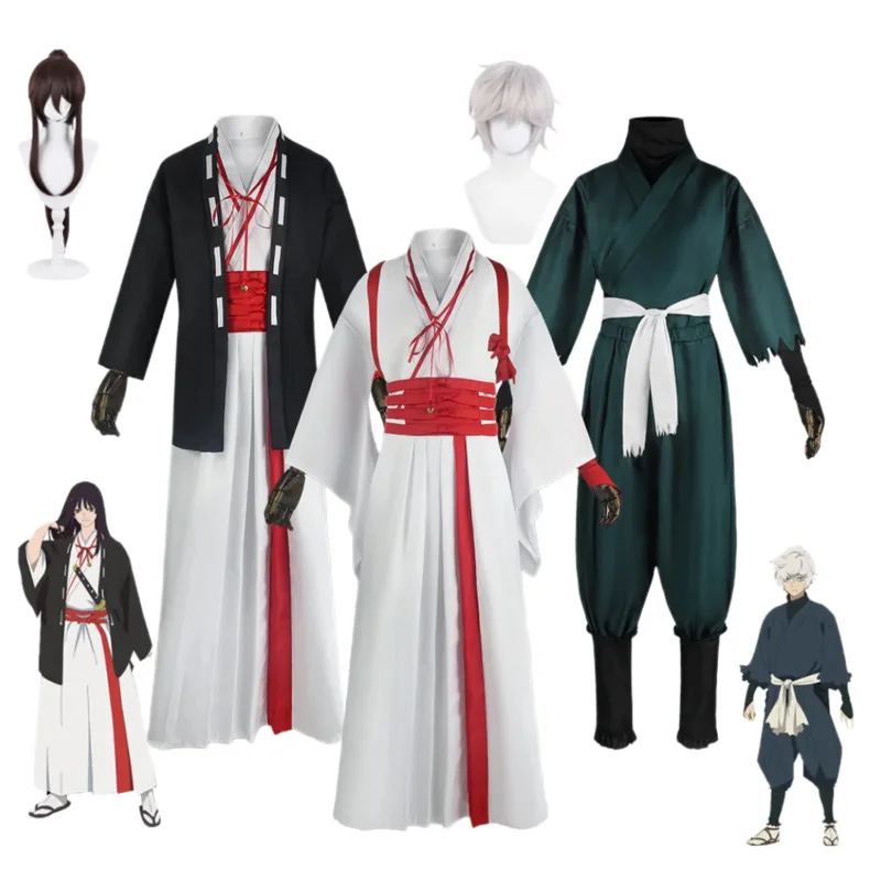 Hells paradise jigokuraku cosplay gabimaru Sagiri yamaesomon cosplay wig costume uniform