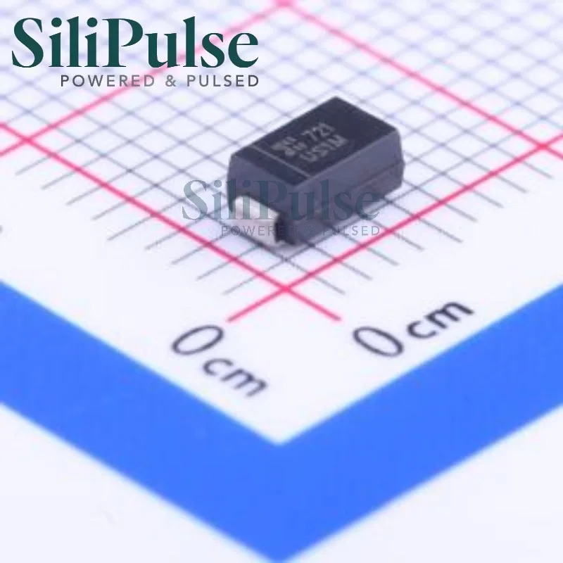 (100-500pcs) US1M-13-F SMA 100% Original In Stock / 1.7V@1A 1kV 5uA@1kV 1A