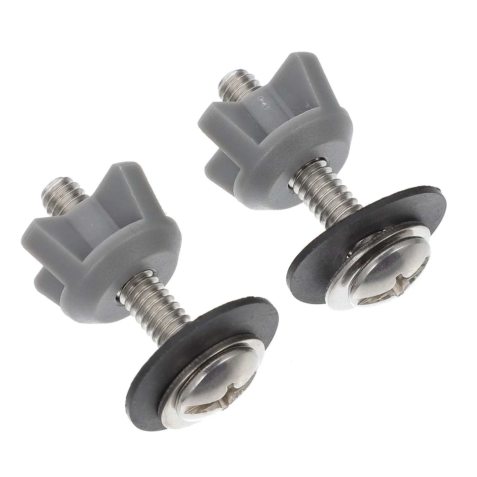 

2 Pcs Toilet Seat Screws Firm Abs Bolts Hinge Replacement Fixings Fittings Universal Mounting Professional Practical