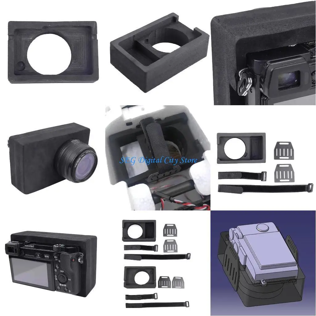 

U75B Camera Grip Metal Vertical Hand Grip Solid & Reliable Hold Detachable Camera Hand Grip ABS Suitable for RX1R Camera