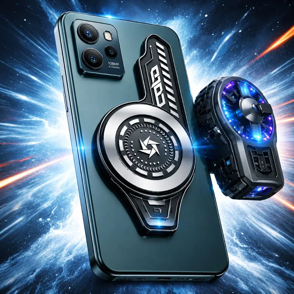 Portable Ultra-Thin Mobile Phone Radiator High Efficiency Fast Cooling Cooling Plate Universal Heat Dissipation Plate Esports