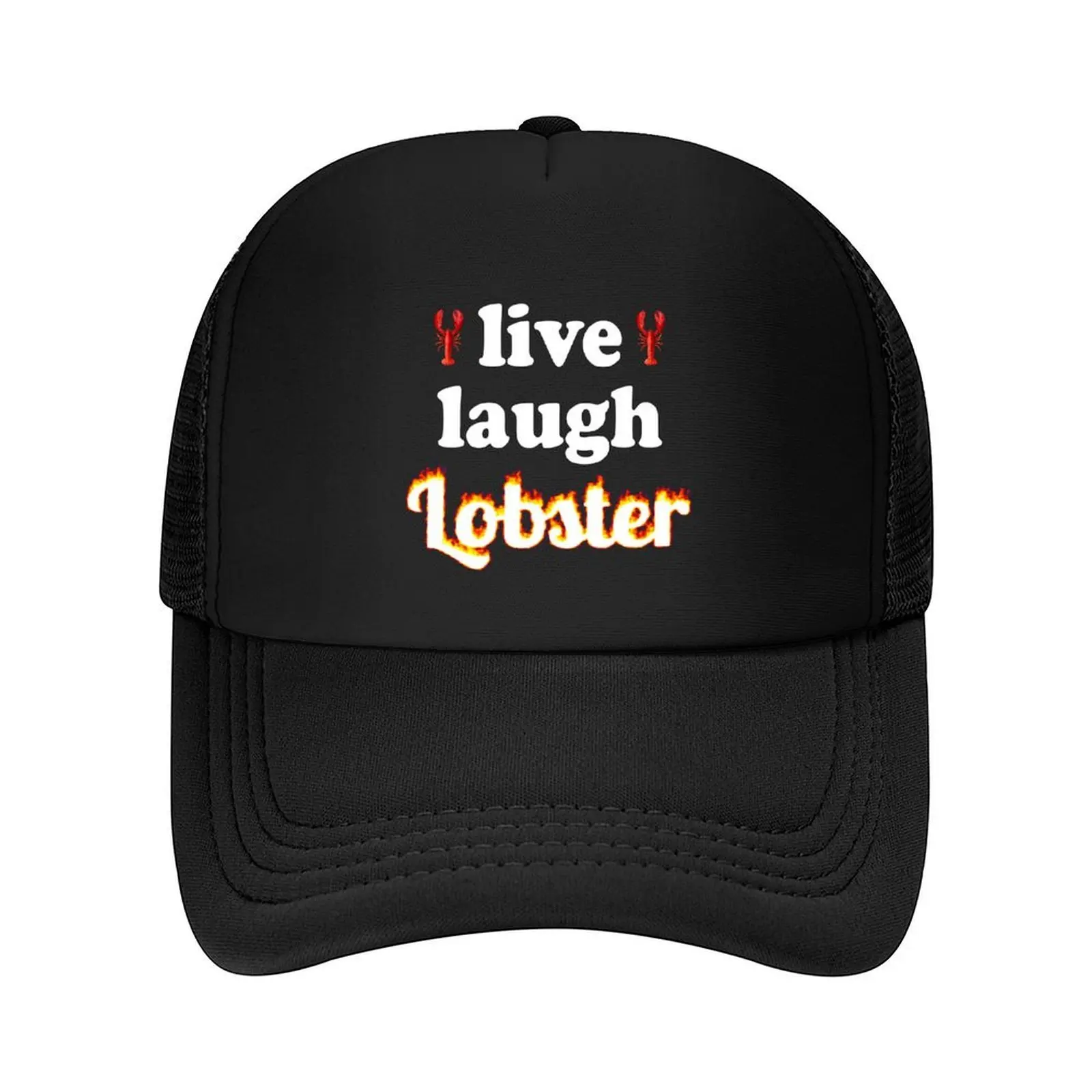 

live laugh lobster Baseball Cap hard hat Icon Hip Hop fun hats Women's Beach Outlet 2025 Men's