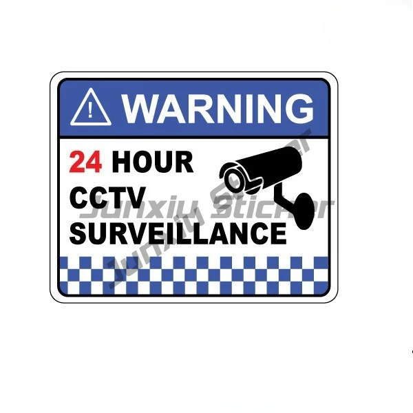 

Warning CCTV Security Surveillance Camera Sticker Sign