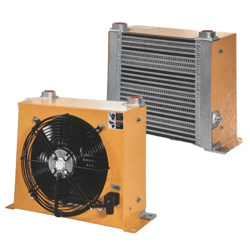 AH1012 Hydraulic Air Cooler 24V/12V/220V/380V Truck-Mounted Crane Modified Fuel Tank Cooling Cooler Air-Cooled Oil Radiator