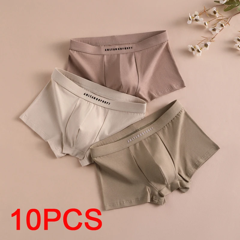 Boxers Man Underwear Hot Gifts for Men Sports Shorts Men Boxers and Underpants Men's Square Panties Cotton Man Boxer Briefs Set