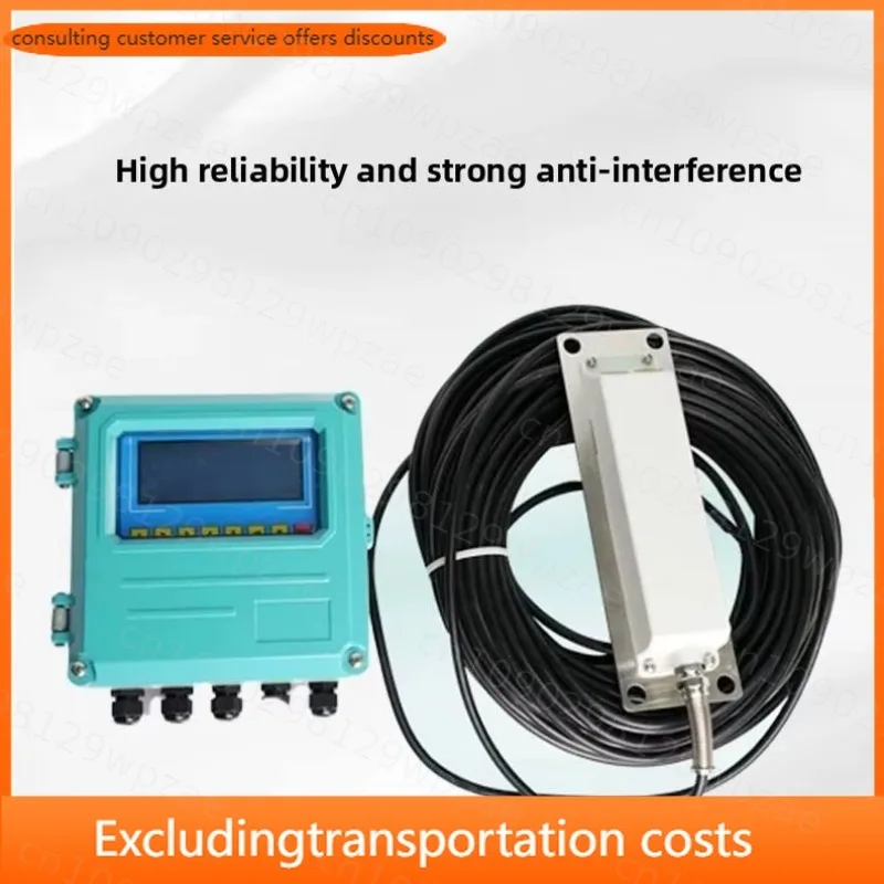 Water Conservancy Doppler Open Channel Flow Meter Ultrasonic Handheld River Velocity Meter 1.01cm/s Digital LCD Flow Sensor