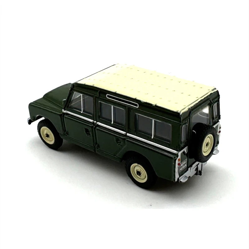 1:76 Scale Diecast Alloy Land Rover Jeep II Station Wagon 1958 Toys Cars Model Classics Nostalgia Adult Gifts Souvenir Display