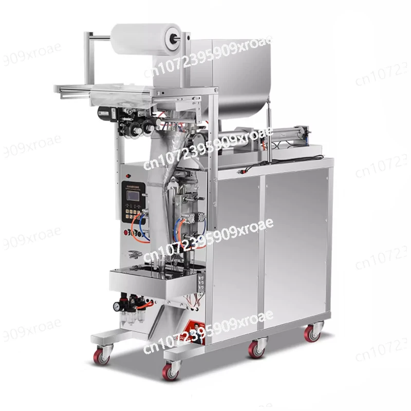 Automatic filling machine chili oil cool skin material water paste quantitative baler sauce