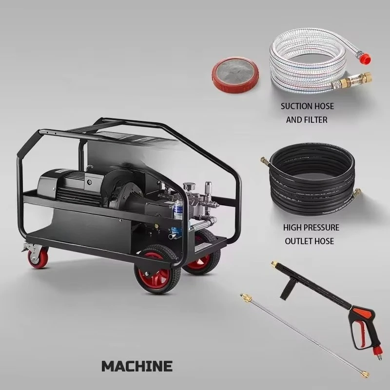 Paichi CE 500Bar 7250PSI Electric High Pressure Washer 22KW Industrial New Cold Water Cleaning