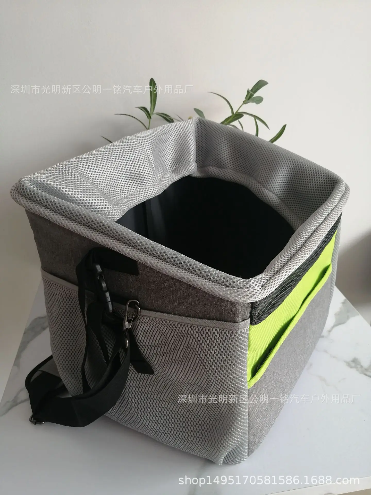 Bike Basket Oxford Cloth Small Animals Cycling Dogs Cats Easy Install Front Handle Detachable Pet Bicycle Carrier Folding Travel