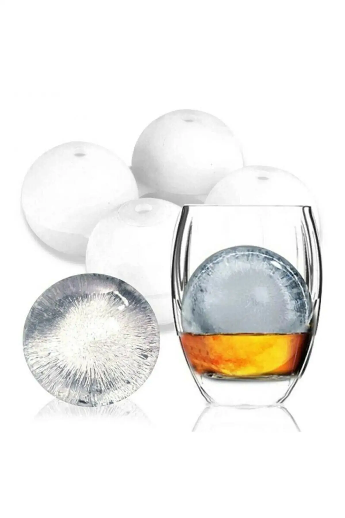 Practical 4-Ball Ice Mold | Magical 4 Sphere Ice Mold Stylish Useful Majestic Elegant Dazzling Ornate 2022 Trend Model