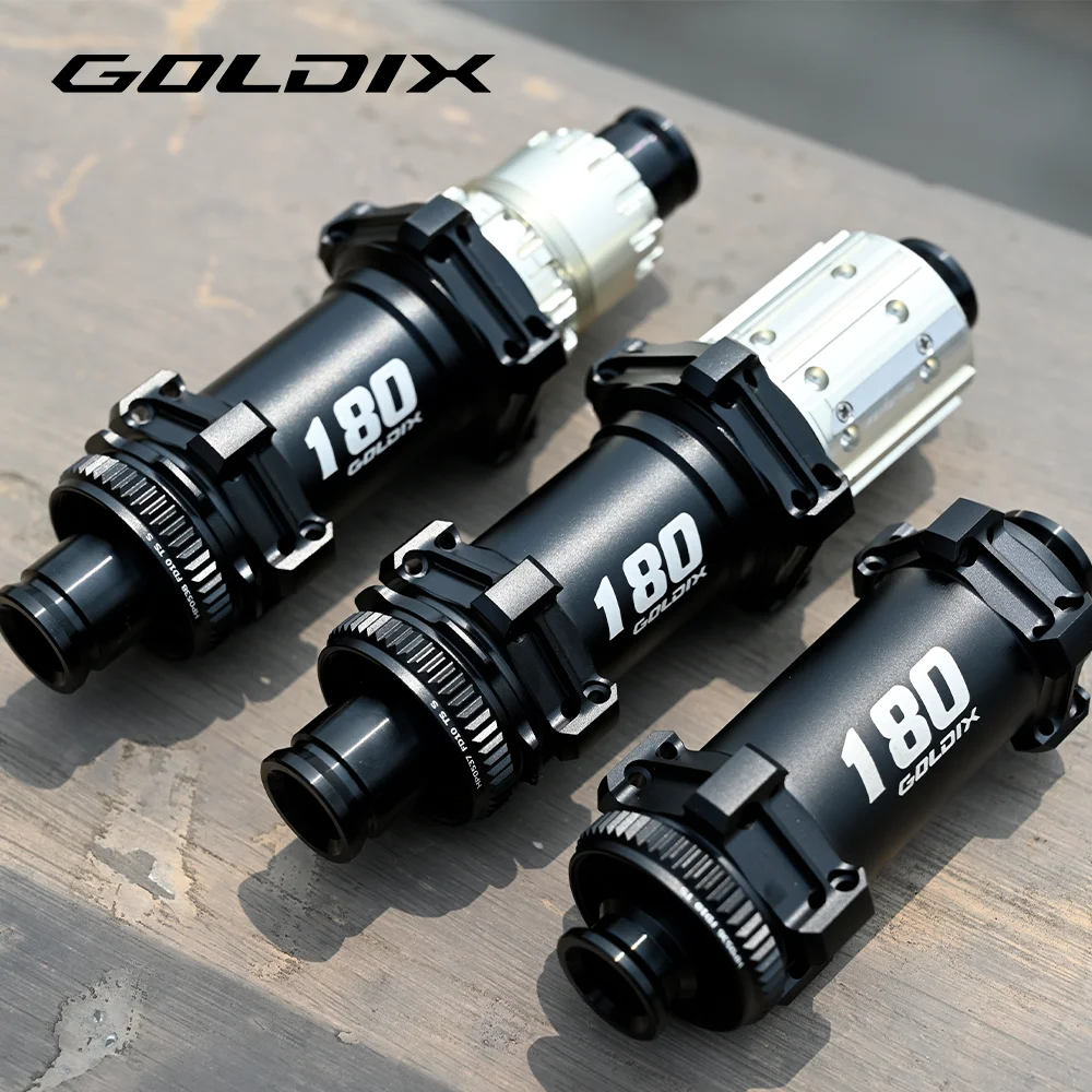 GOLDIX R180 Road Gravel Bike Hub Center Lock Disc Brake Straight Pull Spokes 60T Ratchet 20/24H Thru Axle for HG XDR Freewheel view 4