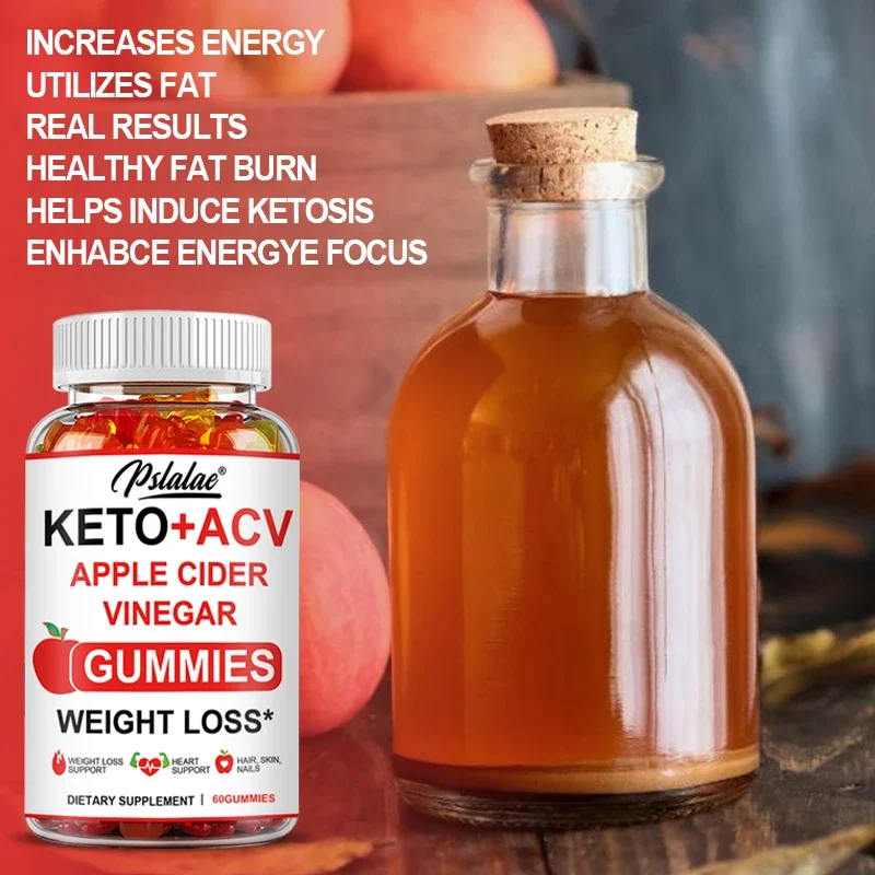 Keto + Acv Gummies - دعم طبيعي للتخلص من السموم والتنظيف، يعزز صحة الجهاز الهضمي، ويحسن المناعة، وخالي من الغلوتين