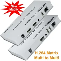 200m IP HDMI KVM Extender Network Matrix Via Rj45 Cat6 Ethernet Cable Multi To Multi Transmitter Receiver for PS4 PC TV Monitor