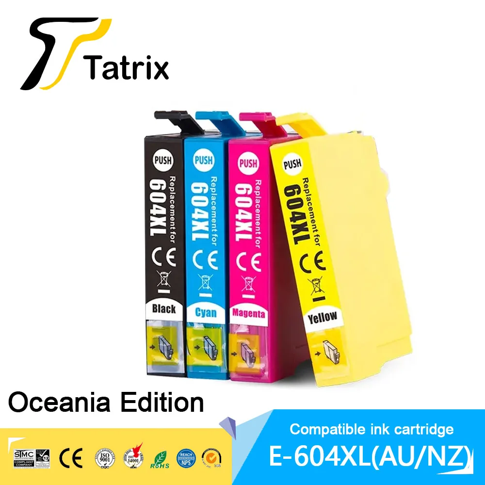 

Oceania 604XL T604XL 604 Premium Compatible Ink Cartridge for Epson XP-4205,WF-2910DWF/WF-2930DWF/2935DWF/2950DWF Printer
